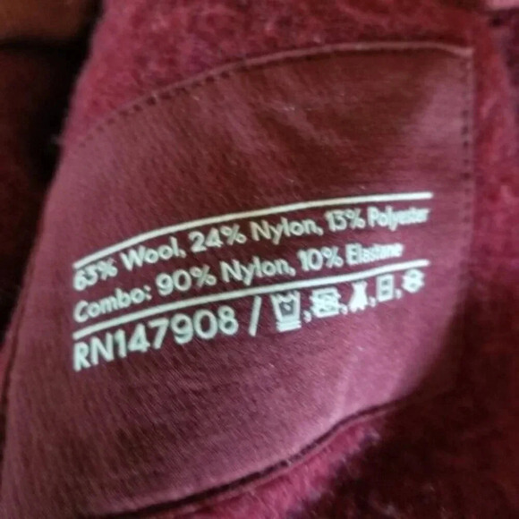 Outdoor Voices Pink Wool  Blend MegaFleece Half-Zip Hoodie S - Picture 6 of 12